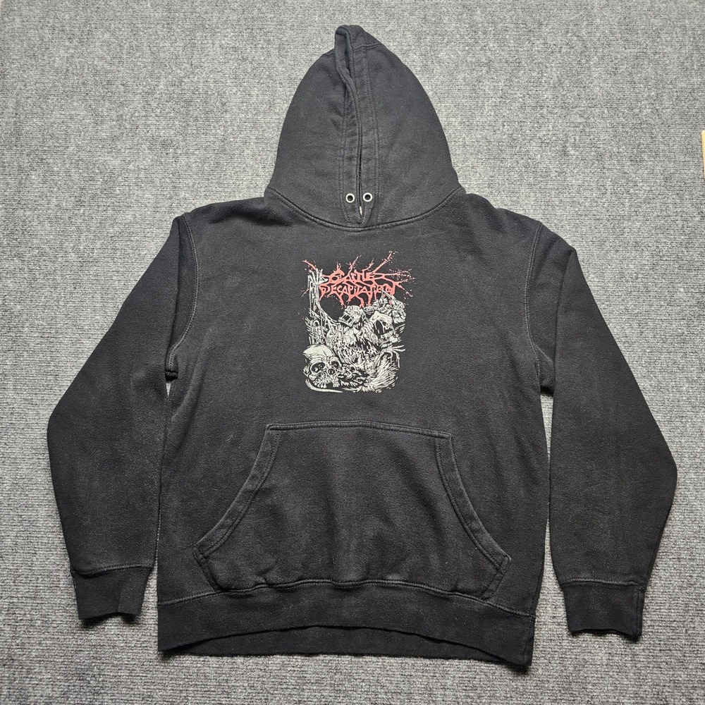 Cattle Decapitation Band Hoodie Black Graphic Pullover Lane Seven Small LS14001